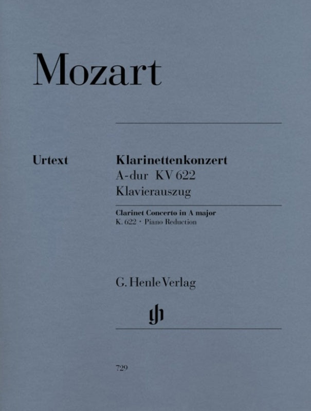 Mozart: Clarinet Concerto in A Major K 622 Clarinet & Piano
