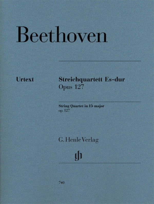 Beethoven: String Quartet in E-flat Major Op 127 Score & Parts