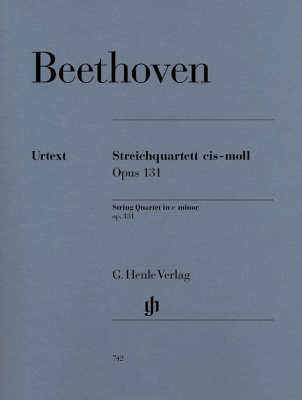 Beethoven: String Quartet in C-sharp Minor Op 131 Score & Parts