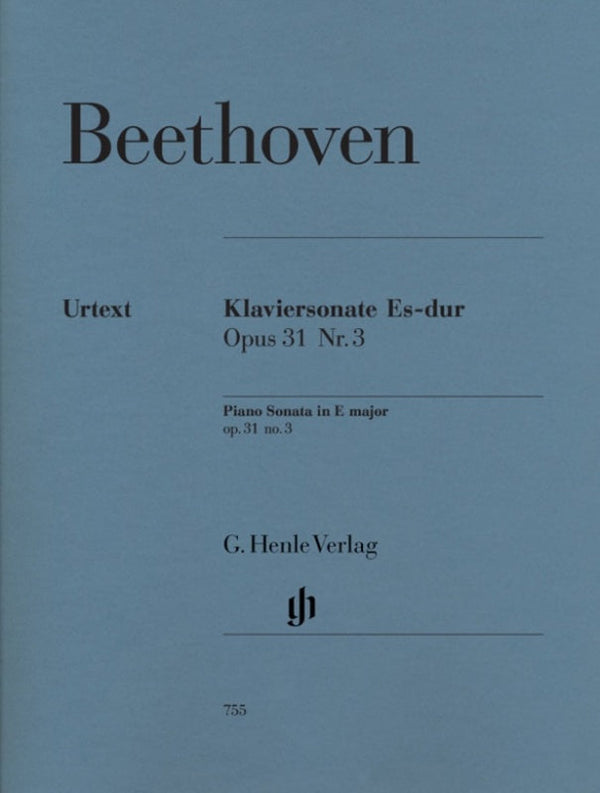 Beethoven: Piano Sonata in E-flat Major Op 31 No 3