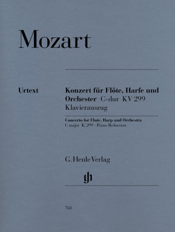 Mozart: Concerto for Flute & Harp K 299 Flute & Piano