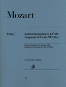 Mozart: Clarinet Quintet K581 & Fragment Anh 91 Score & Parts