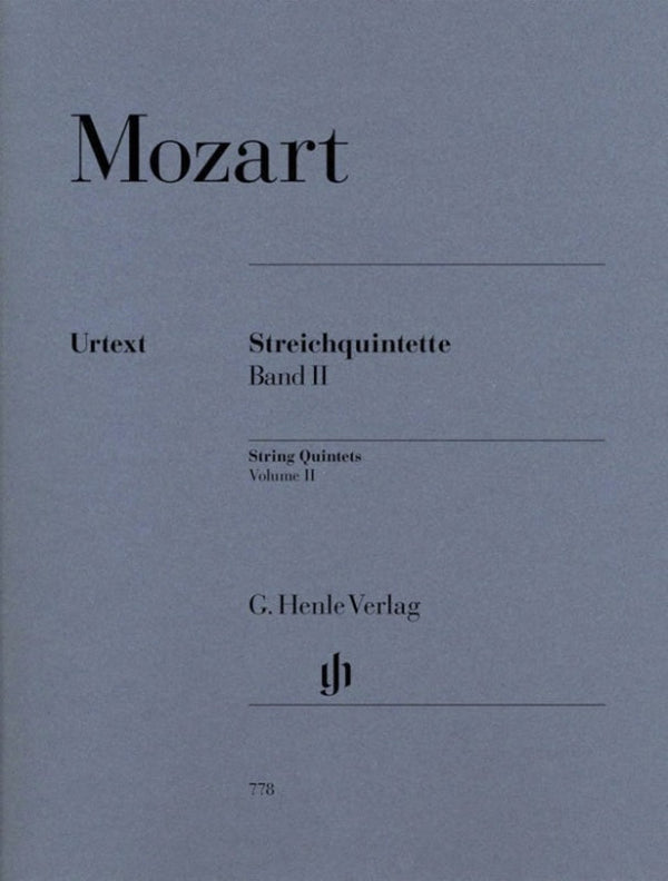Mozart: String Quintets Volume 2