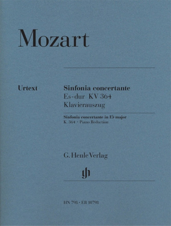Mozart: Sinfonia Concertante K 364 Violin/Viola & Piano