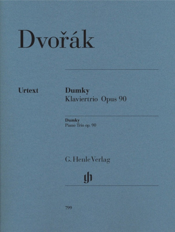 Dvorak: Dumky Trio Op 90 Score & Parts