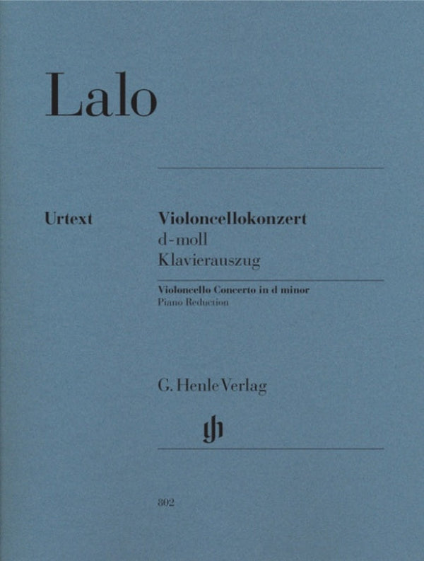 Lalo: Cello Concerto in D Minor Cello & Piano