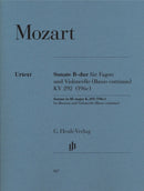 Mozart: Sonata in B-flat Major K 292 Bassoon/Piano