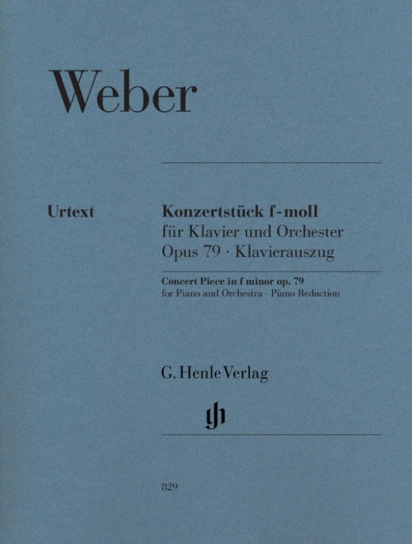 Weber: Concert Piece in F Minor Op 79 for 2 Pianos 4 Hands