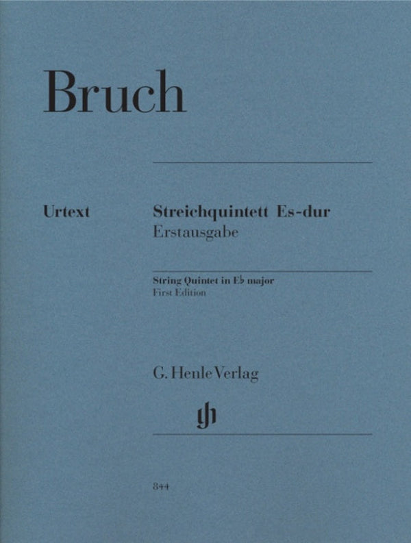 Bruch: String Quintet in E-flat Major Score & Parts