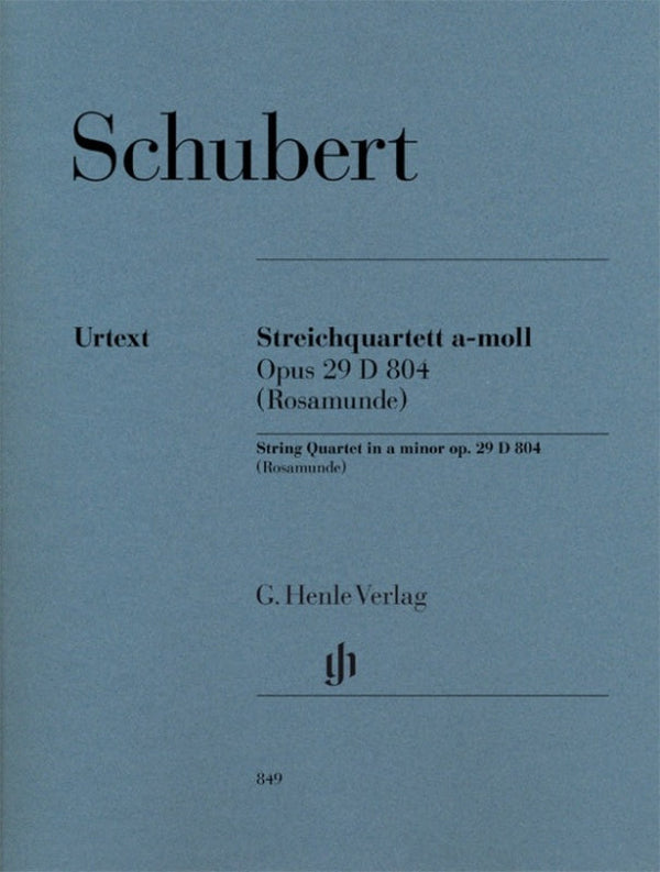 Schubert: String Quartet in A Minor Op 29 D 804 Parts