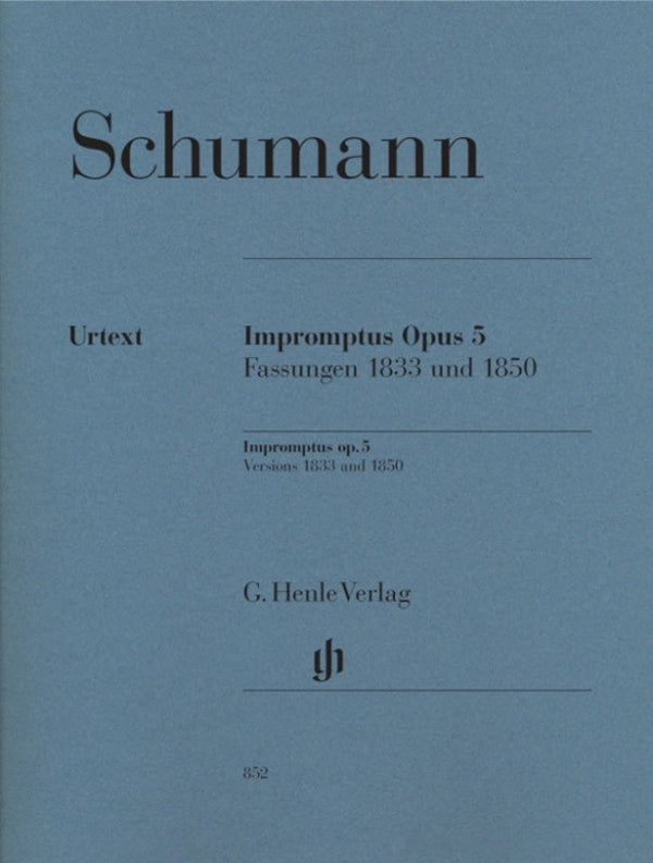 Schumann: Impromptus Op 5 Piano Solo