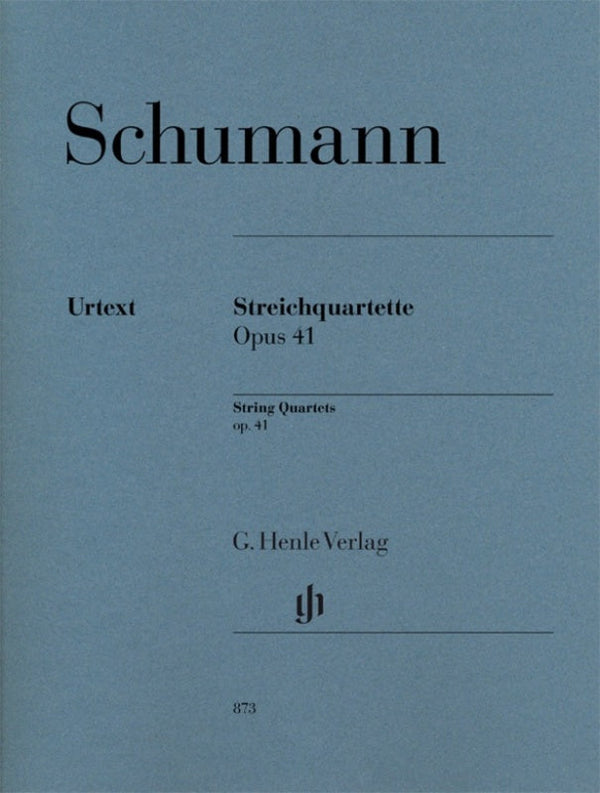 Schumann: String Quartets Op 41 Score & Parts