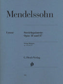 Mendelssohn: String Quintets Op 18 & 87 Score & Parts