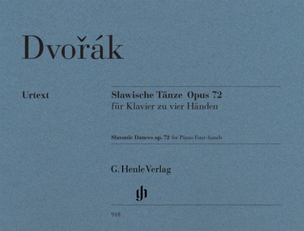 Dvorak: Slavonic Dances Op 72 Piano 4 Hands