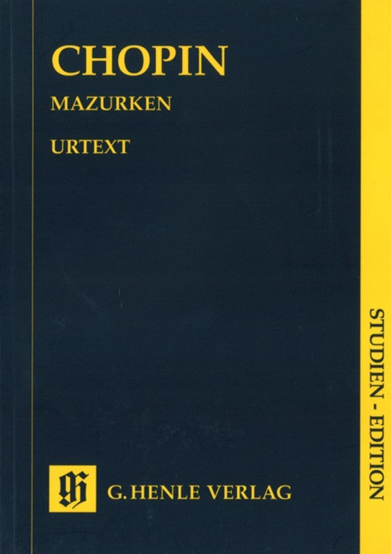 Chopin: Mazurkas Study Score