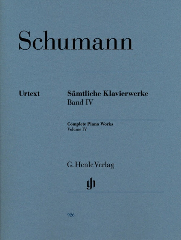 Schumann: Complete Piano Works Volume 4