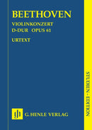 Beethoven: Violin Concerto in D Major Op 61 Study Score