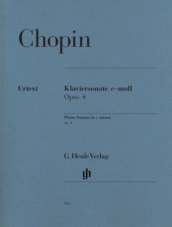 Chopin: Piano Sonata in C Minor Op 4