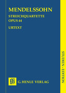 Mendelssohn: String Quartets Op 44 Nos 1-3 Study Score