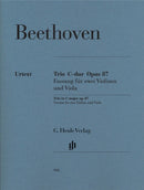 Beethoven: Trio in C Major Op 87 2 Violins/Viola