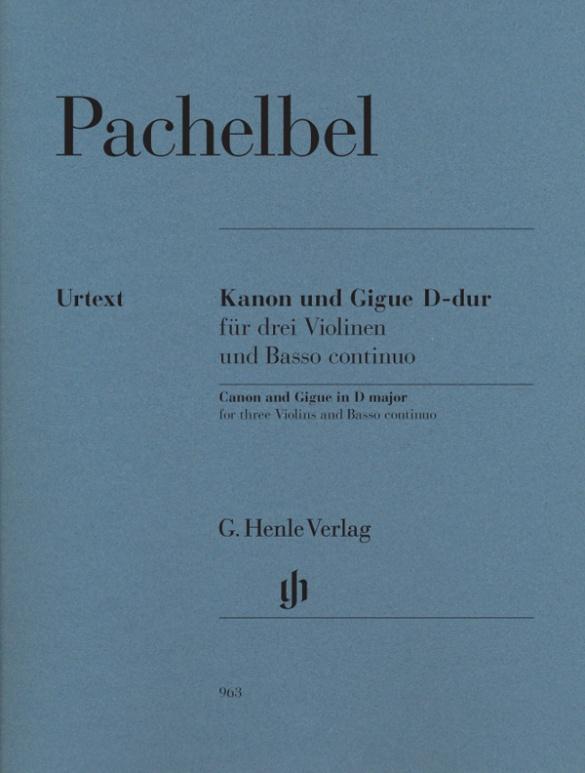 Pachelbel: Canon & Gigue for 3 Violins & Basso Continuo