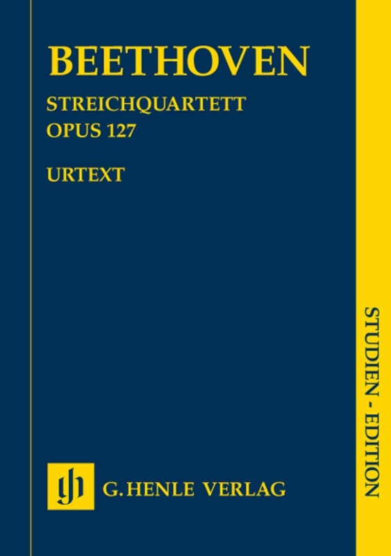 Beethoven: String Quartet in E-flat Major Op 127 Study Score