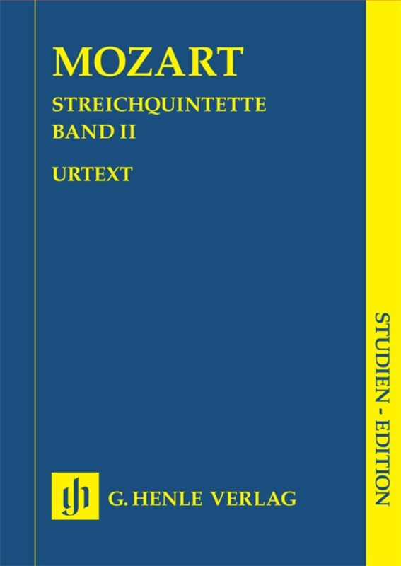Mozart: String Quintets Volume 2 Study Score