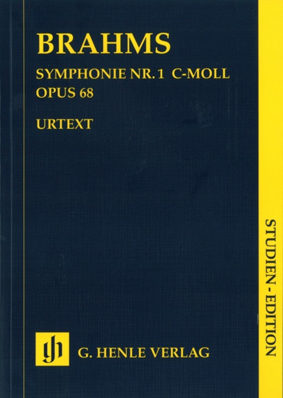 Brahms: Symphony No 1 in C Minor Op 68 Study Score