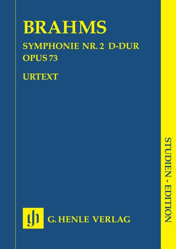 Brahms: Symphony No 2 in D Major Op 73 Study Score