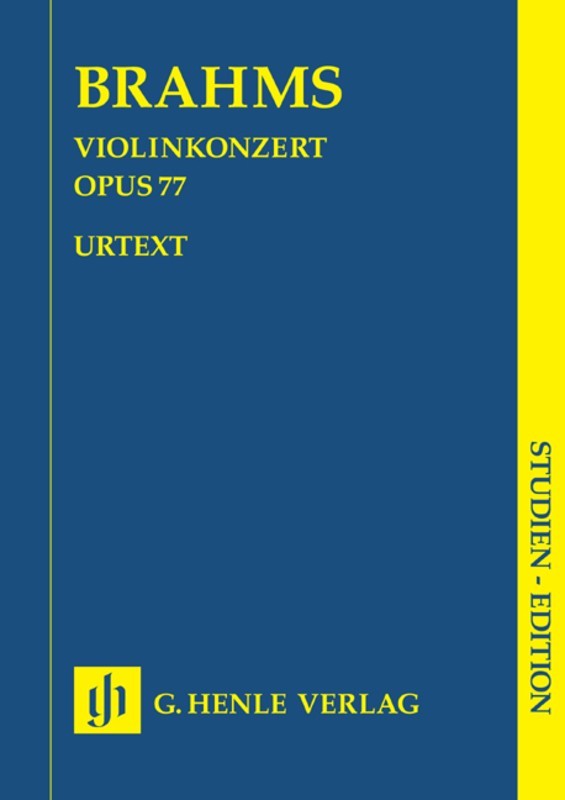 Brahms: Violin Concerto in D Major Op 77 Study Score