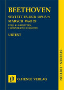 Beethoven: Sextet in Eb Op 71 & March WoO 29 Study Score