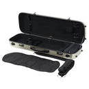HQ Oblong Viola Case, Brushed Champagne