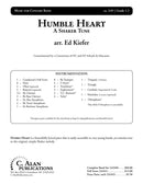 Humble Heart - arr. Ed Kiefer (Concert Band Grade 1.5)