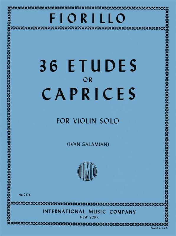 Fiorillo: 36 Etudes or Caprices for Violin Solo