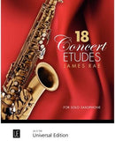 James Rae: 18 Concert Etudes for Solo Saxophone