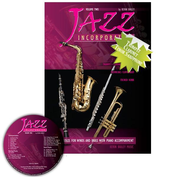 Jazz Incorporated Tpt/Cla/Tsax Vol. 2 Bk/CD