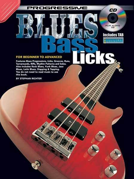 Progressive Blues Bass Licks Bk/CD
