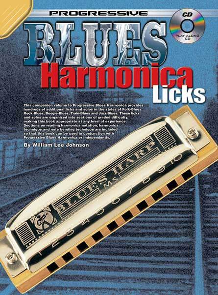 Progressive Blues Harmonica Licks Bk/CD