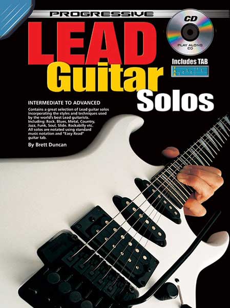 Progressive Lead Guitar Solos Bk/CD