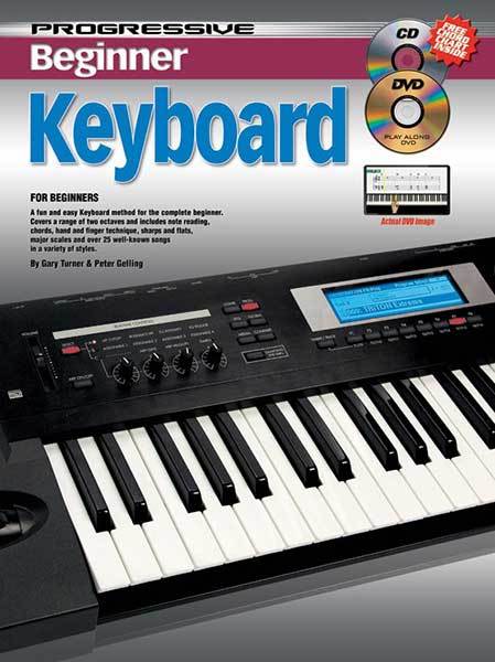 Progressive Beginner Keyboard Bk/CD/DVD/Chart