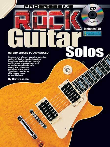 Progressive Rock Guitar Solos Bk/CD