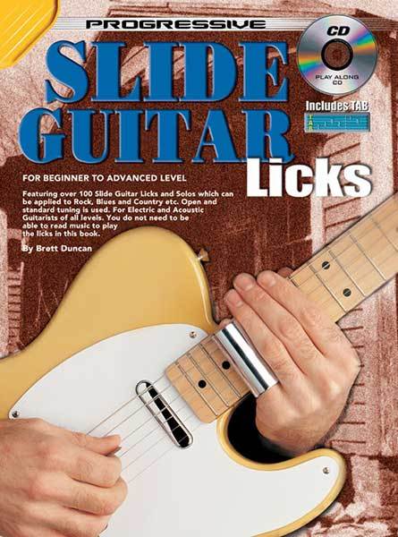 Progressive Slide Guitar Licks Bk/CD