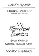 Kodaly: 66 Two-Part Exercises