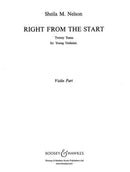 Right From The Start - Violin Part