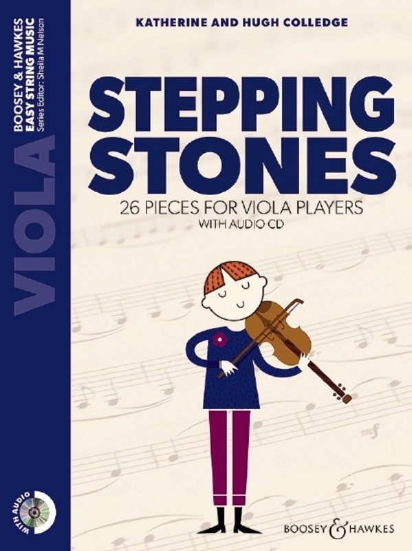 Stepping Stones: 26 Pieces for Viola with Audio CD