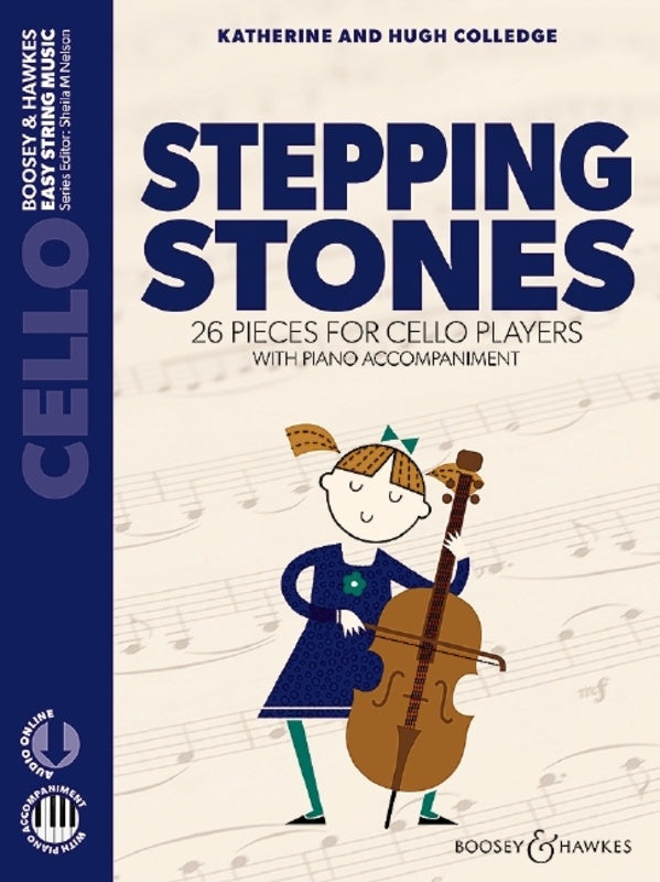 Stepping Stones: 26 Pieces for Cello with Piano Acc.