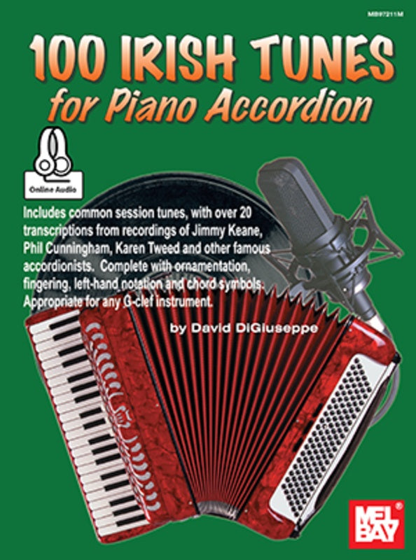 100 Irish Tunes for Piano Accordion Bk/Oa