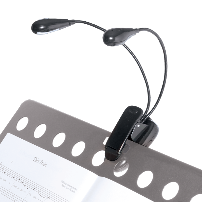 AMS Clip-On Flexible Dual LED Music Stand Light