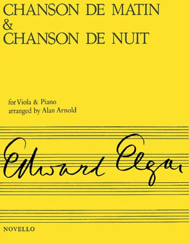 Elgar: Chanson De Matin & Chanson De Nuit for Viola and Piano