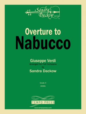 Overture to Nabucco - arr. Sandra Dackow (Grade 4)